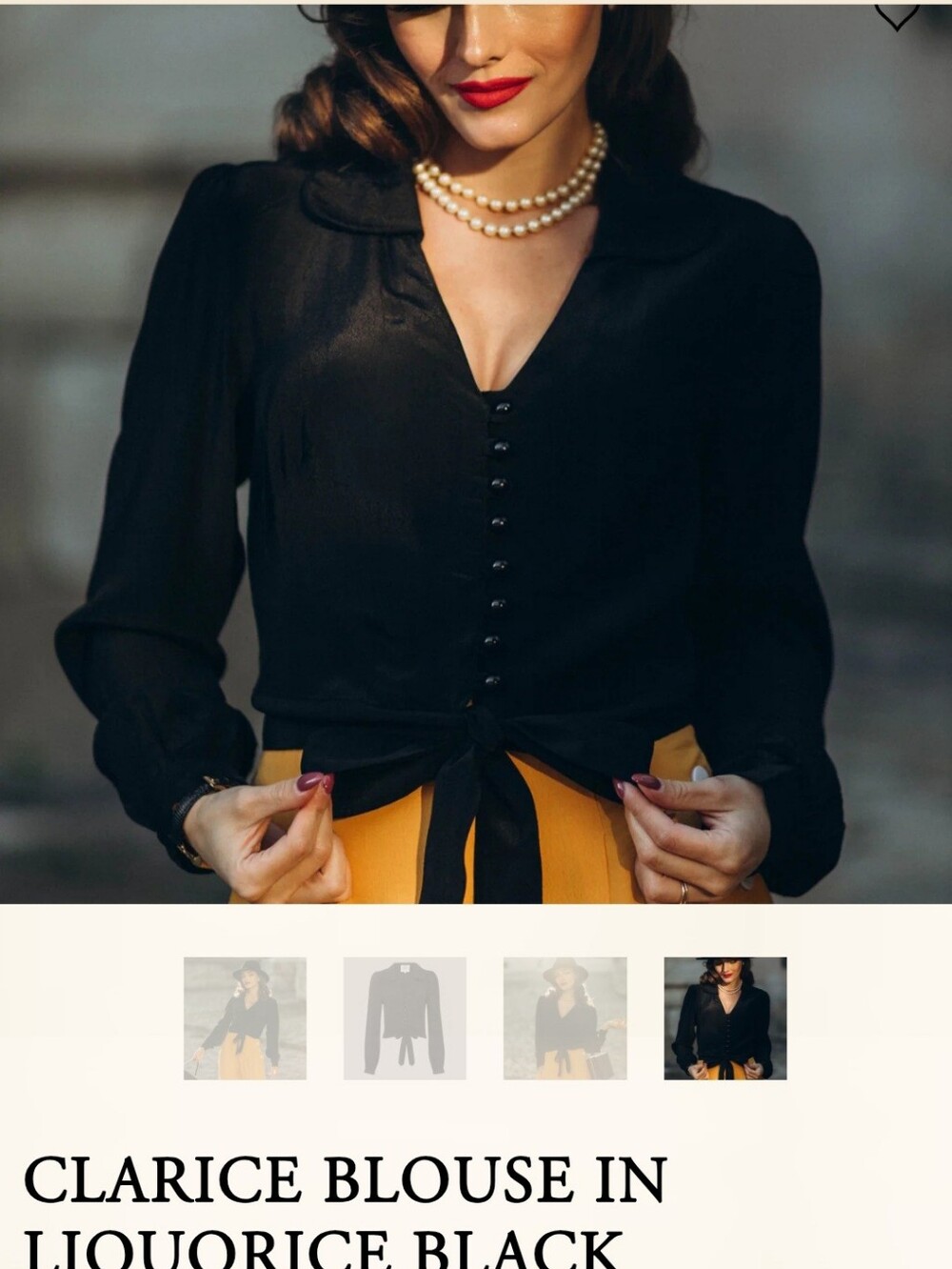 Seamstress Of Bloomsbury Blouse
